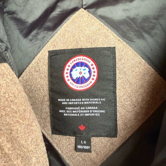 NWOT Canada Goose MacMillan Parka Wool Coat in Quicksand Melange Men's Sz L RARE - Picture 5 of 16